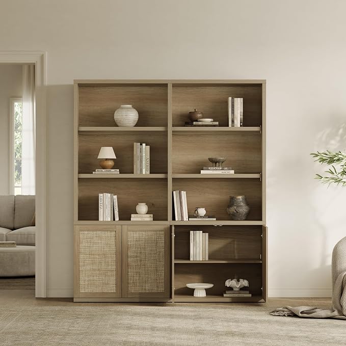 SICOTAS 70.5" Tall Bookshelf - Image 4