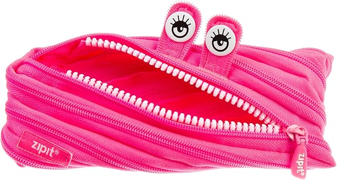 ZIPIT Monster Pencil Case for Girls, Cute Zipper Pouch for Kids Teens, - Image 6