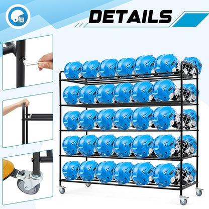 MorningRo Football Helmet Cart Heavy Duty - Image 6