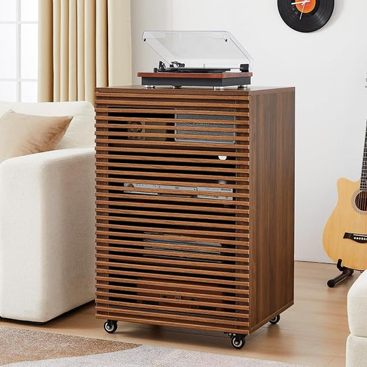 LEVNARY 5-Tier AV Media Cabinet by LEVNARY
