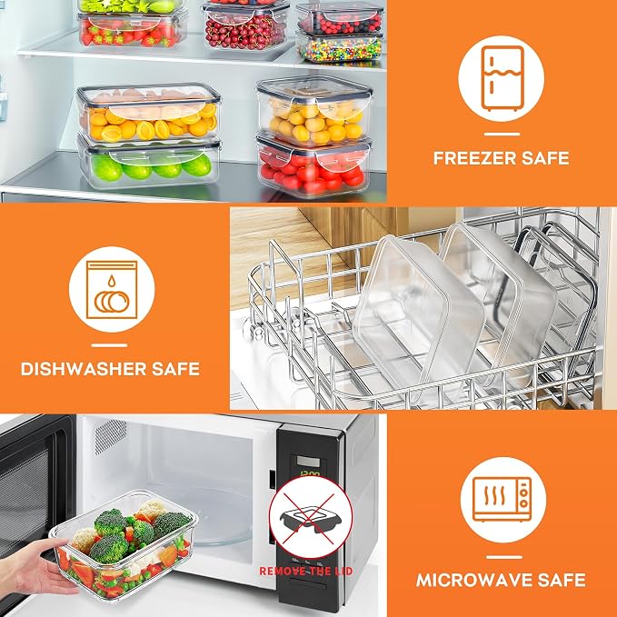 40 PCS Food Storage Containers - Image 5