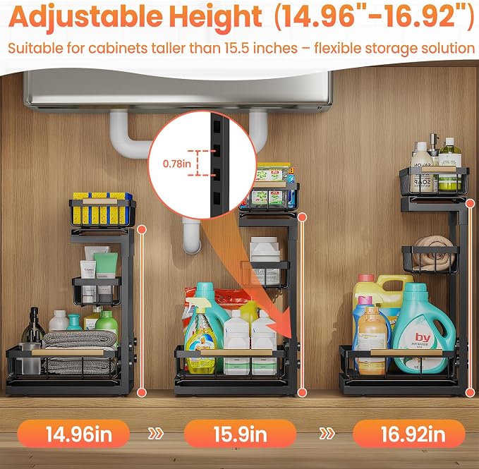 Under Sink Organizer and Storage - Image 6
