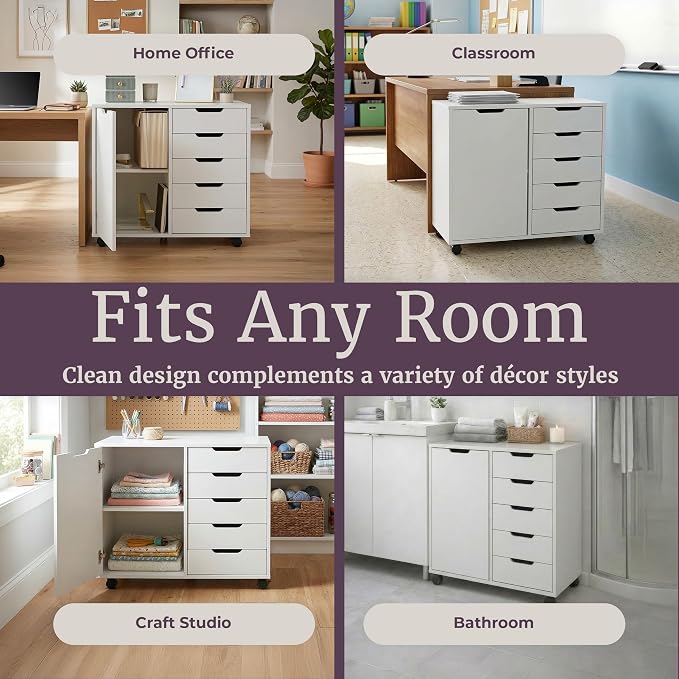 5 Drawer Office Storage Cabinet - Image 6