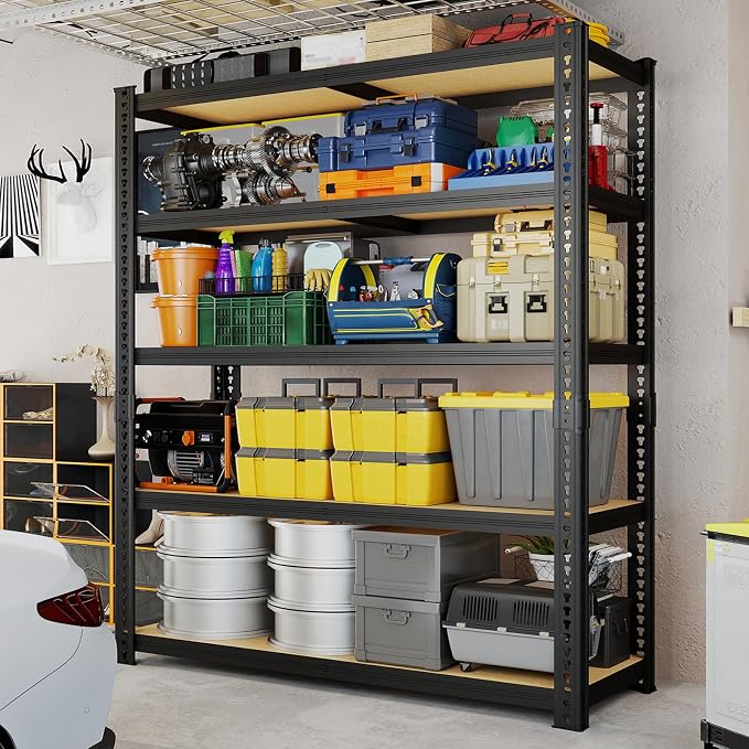 78'' H Garage Storage Shelves, Shelving Units and Storage, Heavy Duty Garage - Image 2