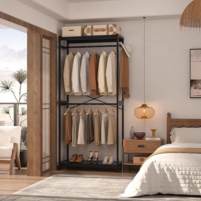 Homykic Bamboo Clothes Rack - Image 3
