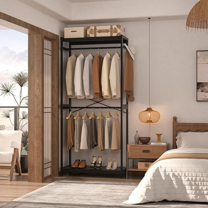 Homykic Bamboo Clothes Rack - Image 3