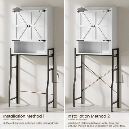 Over The Toilet Storage Cabinet, Over Toilet Organizer - Image 7