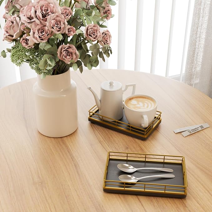 Wooden Decorative Tray, Oak 7.5" L Coffee Table - Image 7