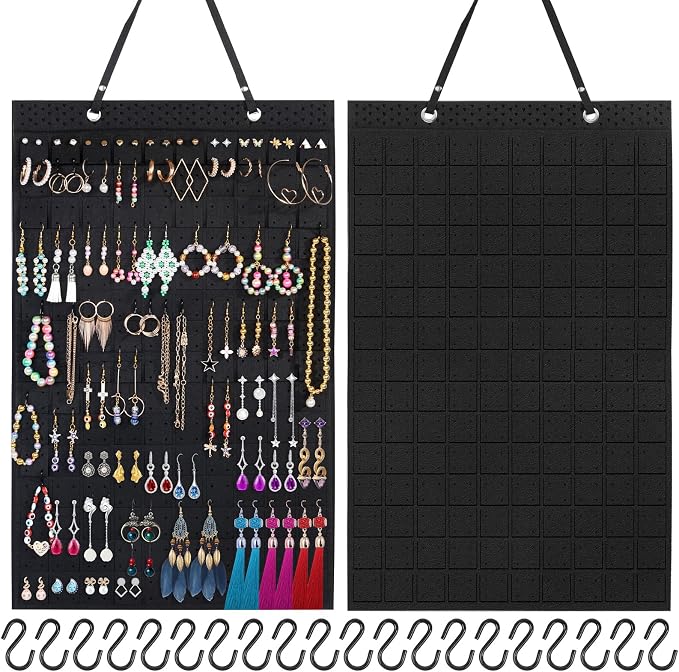 Caffox Hanging Earring Holder, Large Earring Organizer by Caffox