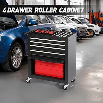 4-Drawer Rolling Tool Chest, Cabinet - Image 6