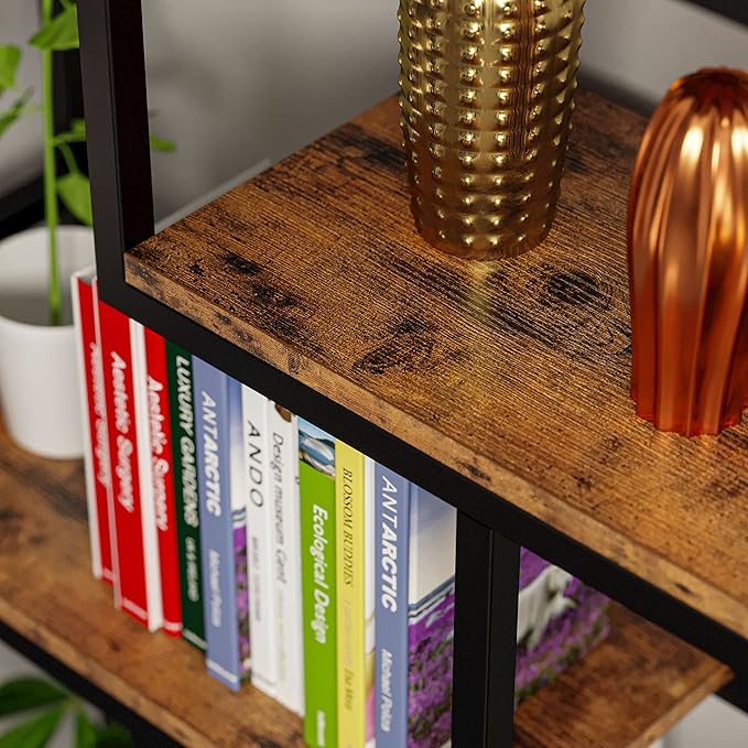 IRONCK Bookshelves 6 Tiers, Industrial Etagere Heavy Duty Shelves - Image 6
