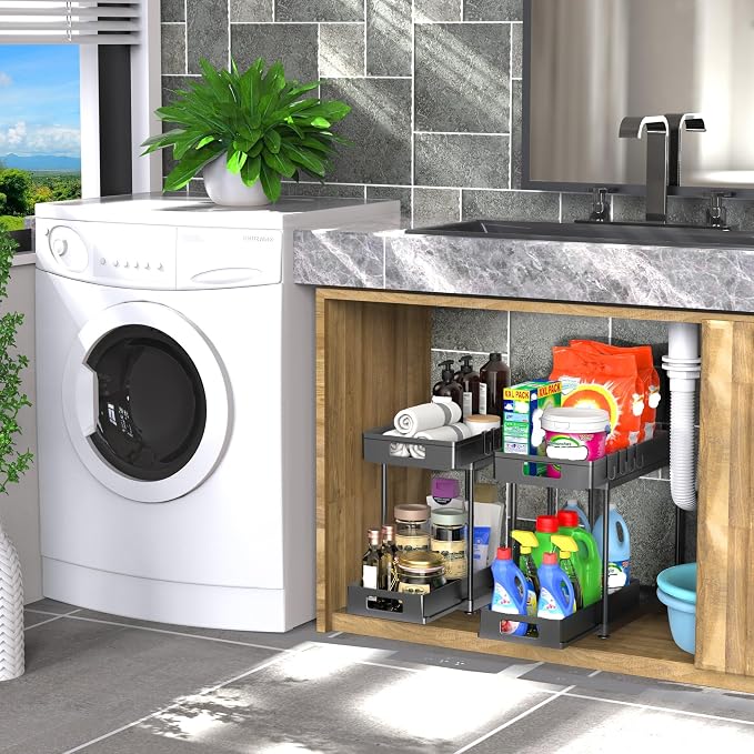 2 Pack Under Sink Organizer - Image 6