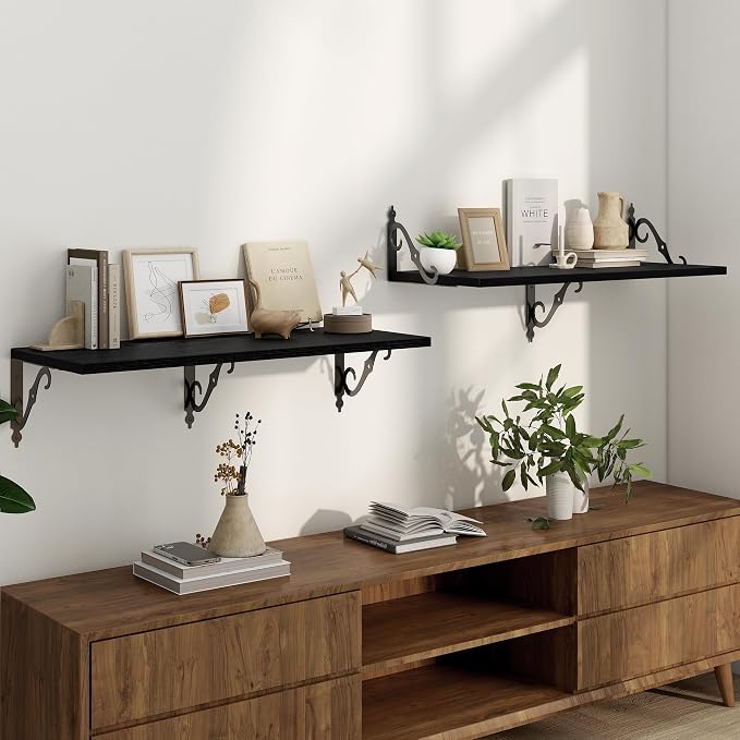 Deep Floating Shelves for Wall, 12 Inch Deep Floating Shelf - Image 2