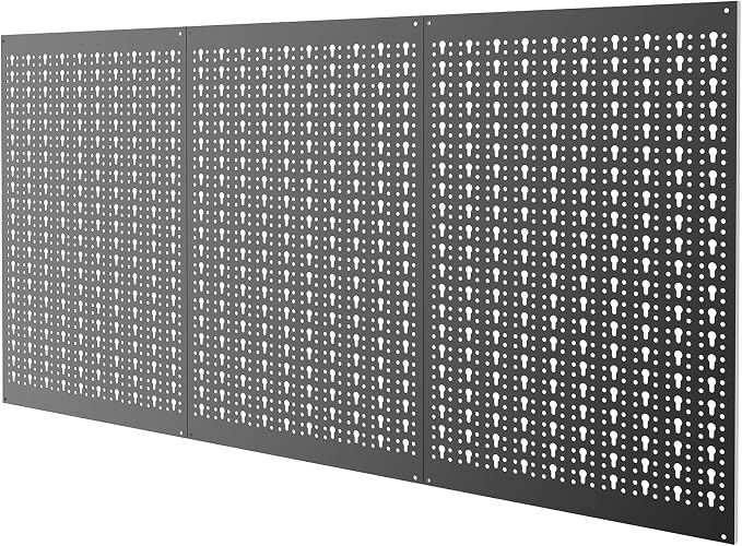 TORACK 3 PCS Metal Pegboard Panels by TORACK