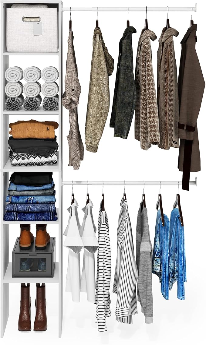 Furinno FANO Closet Organizers and Storage, 5-Tier Closet Storage Organizer - Image 5