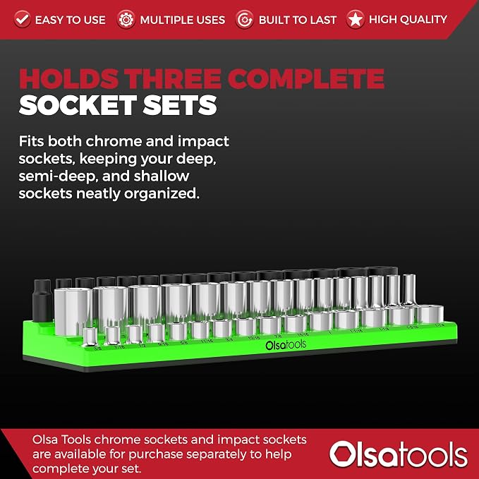 Olsa Tools Magnetic Socket Organizer - Image 3