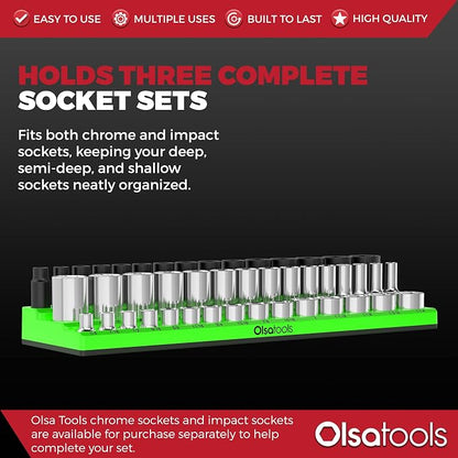 Olsa Tools Magnetic Socket Organizer - Image 3