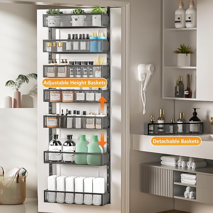 8-Tier Over The Door Pantry Organizer - Image 7
