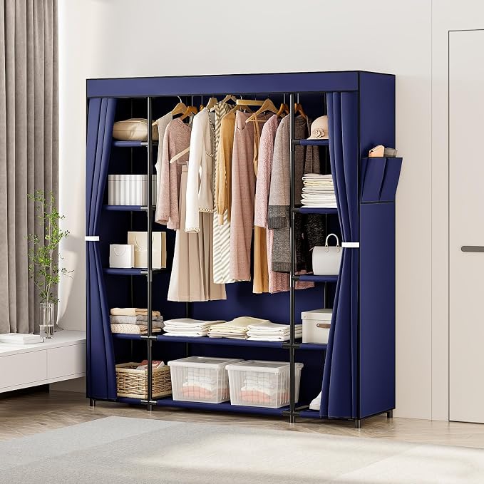 SORCEDAS Portable Closet Wardrobe Organizer Storage - Image 4