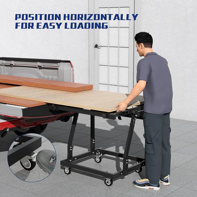 APARECIUM Panel Handler Cart and Shop Stand, Tilting Panel Cart - Image 9