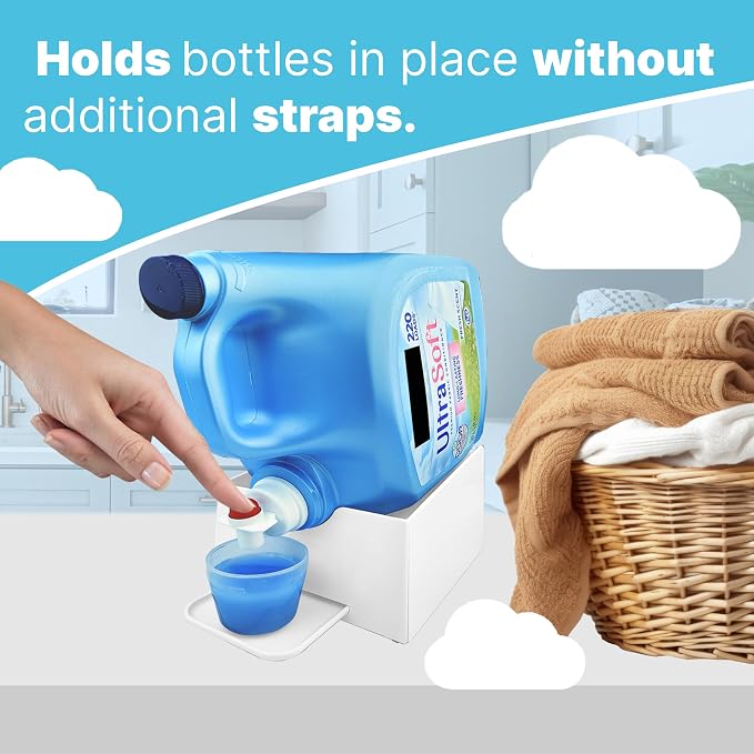 TidyFriend No-Spill Liquid Laundry Detergent Dispenser Holder, Laundry Soap - Image 7