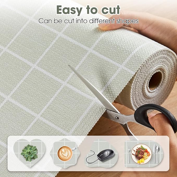 Drawer and Shelf Liner, Non-Slip Kitchen Cabinet Liners Non-Adhesive Thick - Image 4