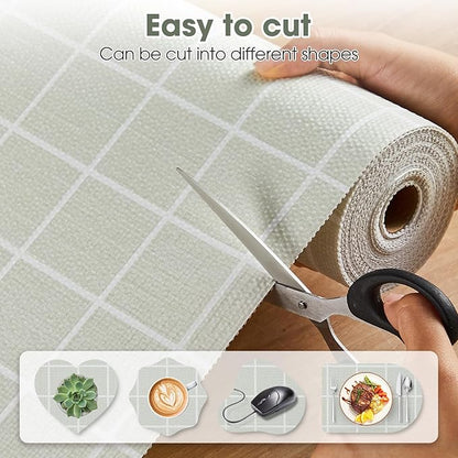 Drawer and Shelf Liner, Non-Slip Kitchen Cabinet Liners Non-Adhesive Thick - Image 4