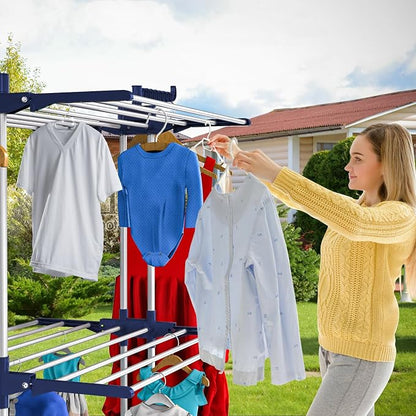 Bigzzia Clothes Drying Rack, 67.7 Inch Laundry Drying Rack - Image 6