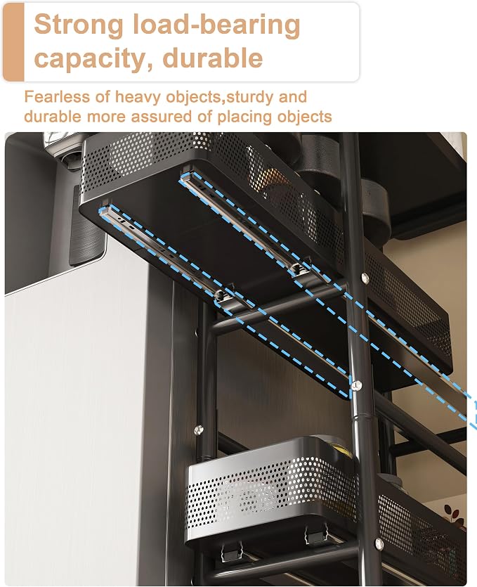 UMDONX Slim Storage Cart 4 Tier - Image 4