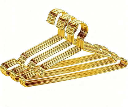 Gold Hangers Clothes 30 Pack Coat Hangers Non Slip Wire Hanger Clothing Heavy by SeropyDirect