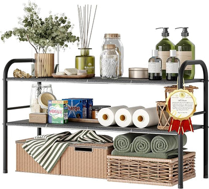 NETEL Under Sink Organizers and Storage, 2 Tier Expandable Under Cabinet by NETELOfficial