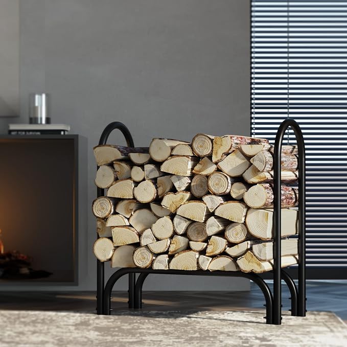 Fire Beauty Firewood Rack Log Holder, Log Storage Holder, Storage Rack - Image 3