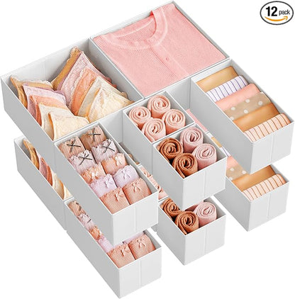 SONGMICS Drawer Organizer, Dresser Drawer Organizers, Foldable Fabric Storage by SONGMICSbySONGMICSHOME