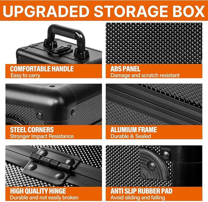 Graded Card Storage Box Case, Sports Trading Card Box - Image 6