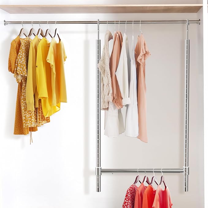 Deco Brothers Adjustable Hanging Closet Rod - Image 6
