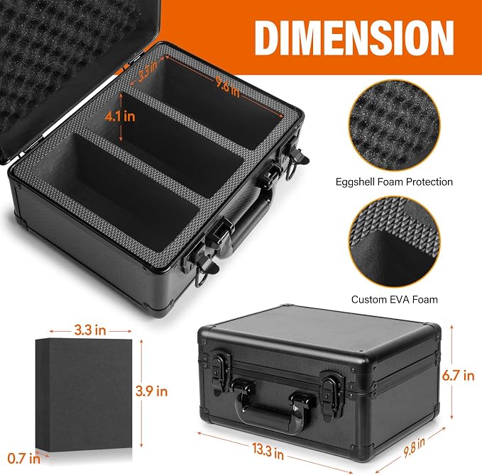 Graded Card Storage Box, Top Loaders Storage Case, Sports Trading Card Box - Image 5