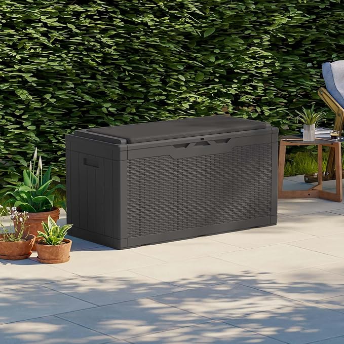 Patiolife 100 Gallon Resin Deck Box - Image 2