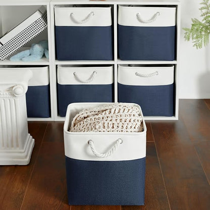 Fabric Storage Cubes, 11 inch cube storage bin - Image 3