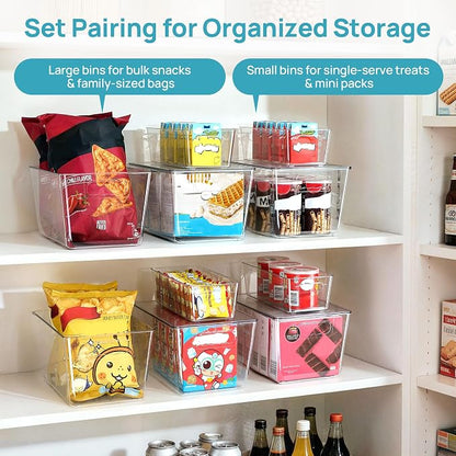 Vtopmart 10 Pack Clear Storage Bins - Image 3