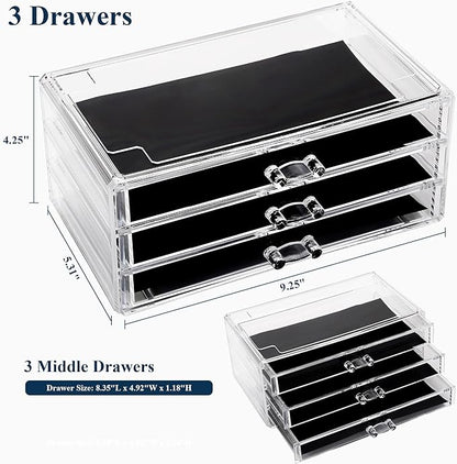 Sea Team Clear Makeup Organizer - Image 2