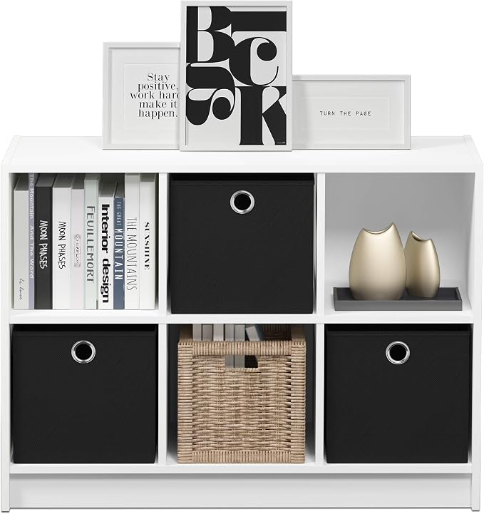 Furinno Basic 3x2 Cube Storage Bookcase Organizer - Image 4