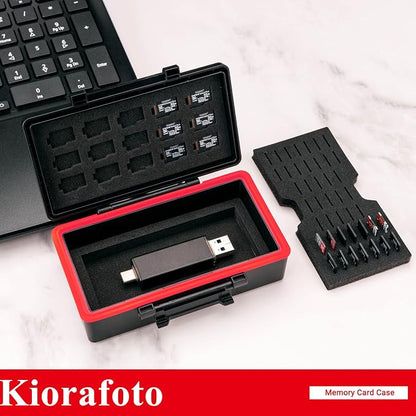 Kiorafoto 58 Slots TF Micro SD MSD Memory Card Case Holder Water-Resistant - Image 4