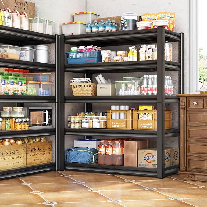 40" W Garage Shelving Heavy Duty, 2250LBS Loads Garage Storage Shelves Heavy - Image 5