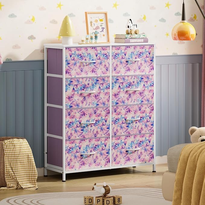 WLIVE Fabric Dresser for Bedroom, Tall Dresser - Image 2