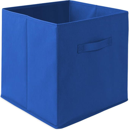 Casafield Set of 6 Collapsible Fabric Cube Storage Bins, Royal Blue - Image 2