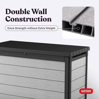 Keter Denali 200 Gallon Resin Large Deck Box - Image 8