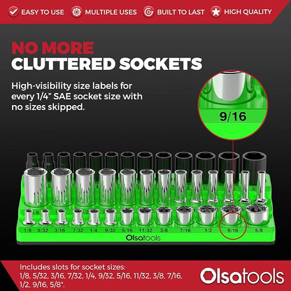 Olsa Tools Magnetic Socket Organizer - Image 4