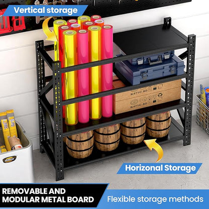 Heavy Duty Garage Storage Shelves 5000LBS Capacity, 4-Tier Large Industrial - Image 7