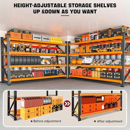 RAVIGIN 5000LBS Storage Shelves, Shelving Units Industrial Shelving - Image 4