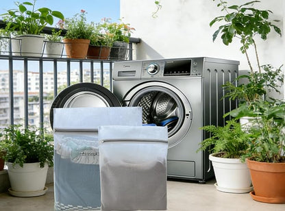 4 Pcs Mesh Laundry Bags for Delicates | Durable, Safe Wash Bags for Washing - Image 8